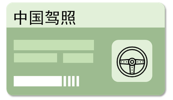 Symbolbild chinesischer Führerschein
